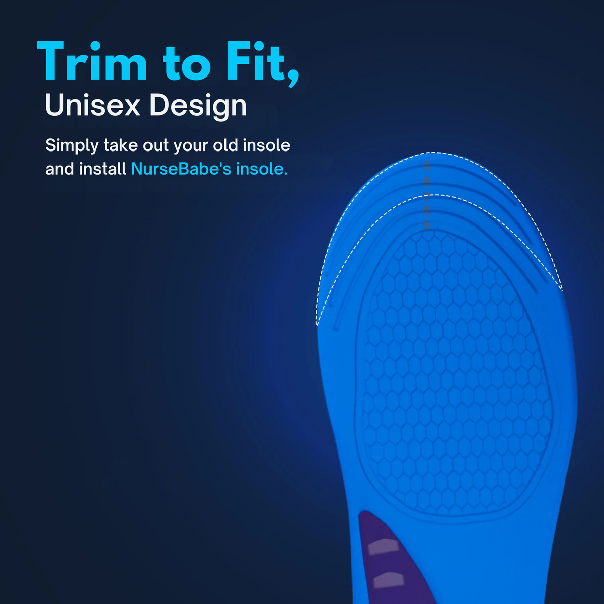 2-Pack Memory-Sole Gel Sport Orthotic Insoles