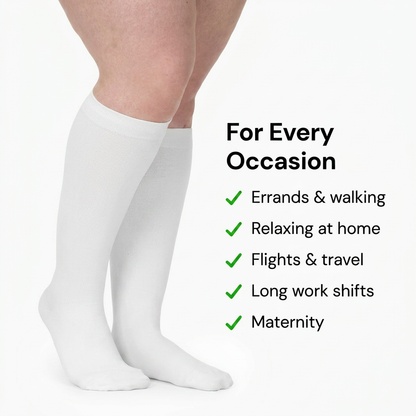 Classic Compression Socks - Navy Blue