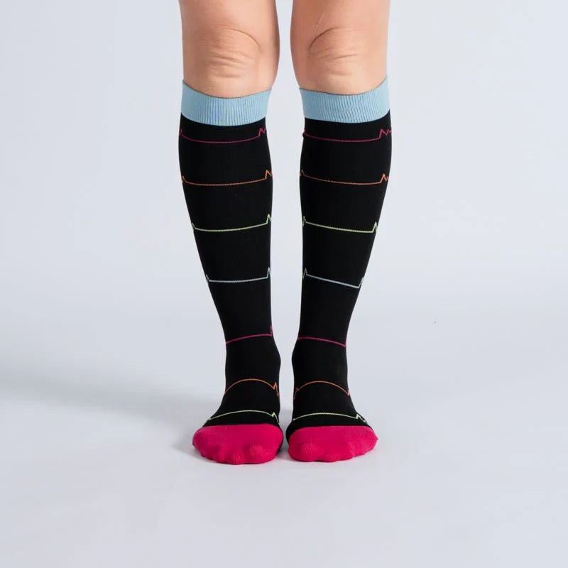 OrthoFlow™ Compression Socks - Royal Pink