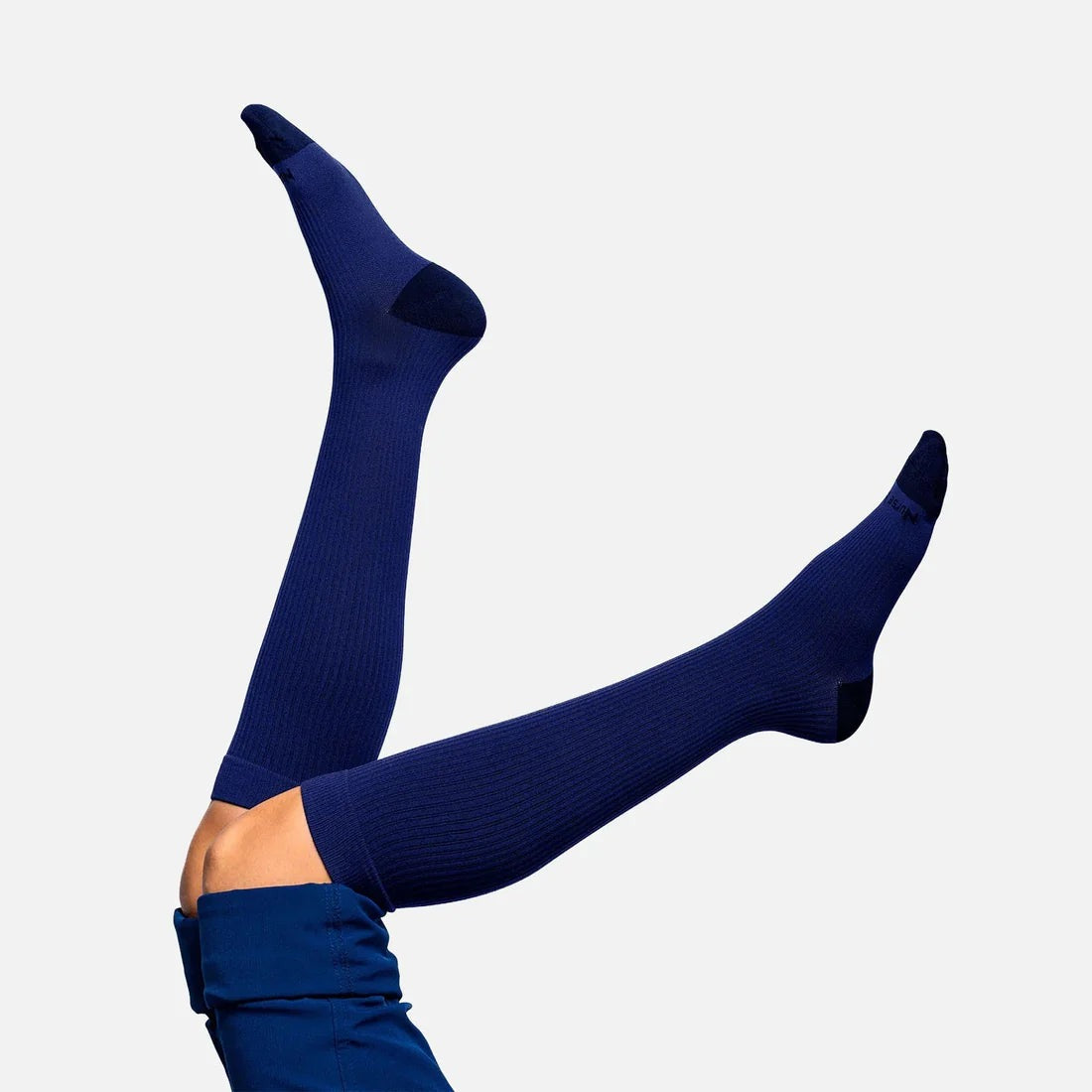 Classic Compression Socks - Navy Blue