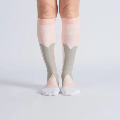 OrthoFlow™ Compression Socks - Green White