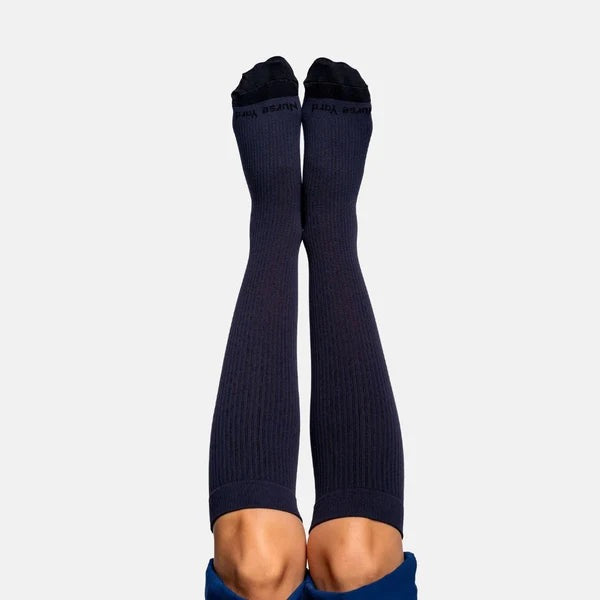 Classic Compression Socks - Navy Blue