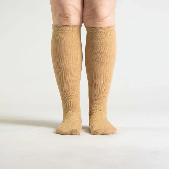 OrthoFlow™ Compression Socks - White Gray