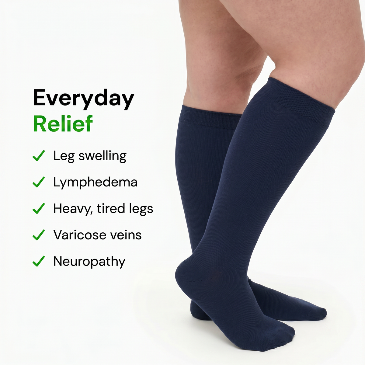 OrthoFlow™ Compression Socks - Orange Black