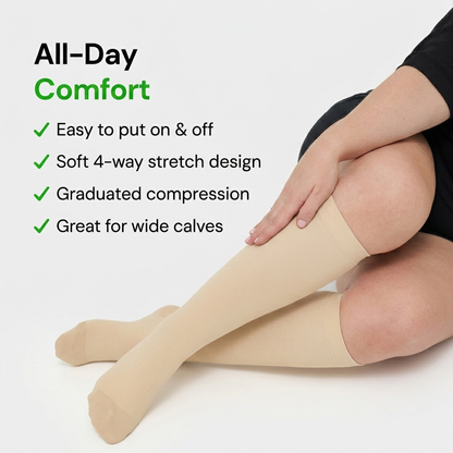 OrthoFlow™ Compression Socks - Royal Pink